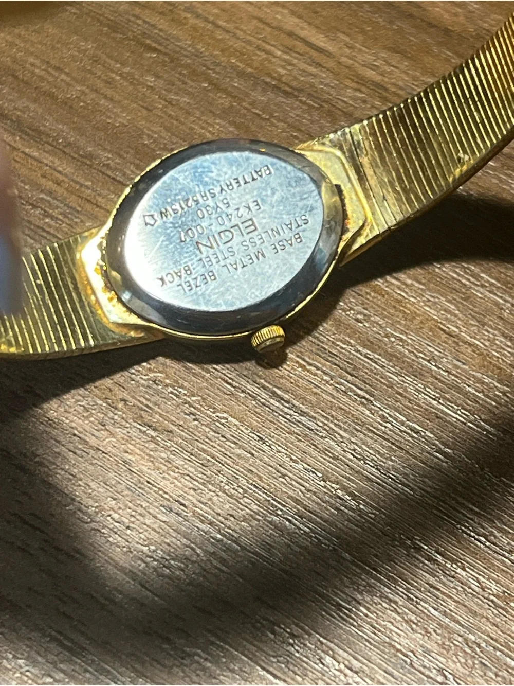 Vintage Elgin Diamond Quartz Watch